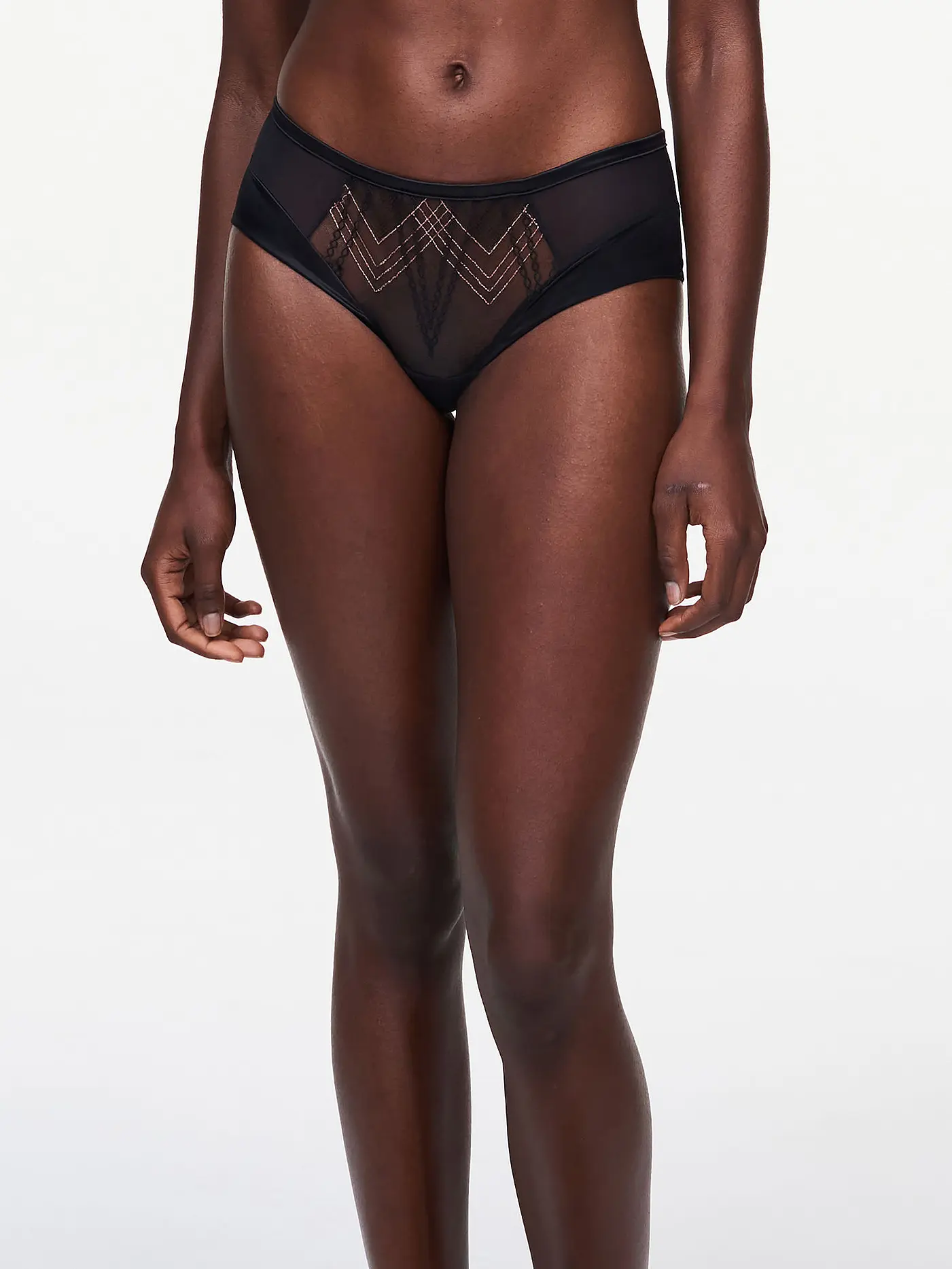 CHANTELLE | Shorty MEMENTO schwarz / pink lurex | 
